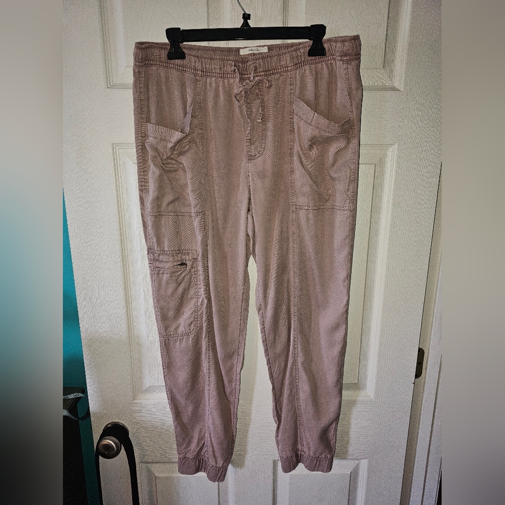 Nicole Miller Dusty Pink Jogger Pants Size XL